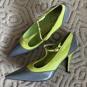 T-strap vintage style heels